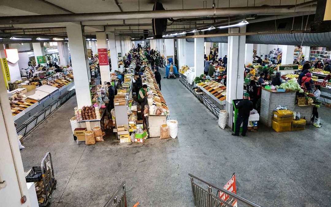 Green Bazaar de Almaty y visitar la ciudad