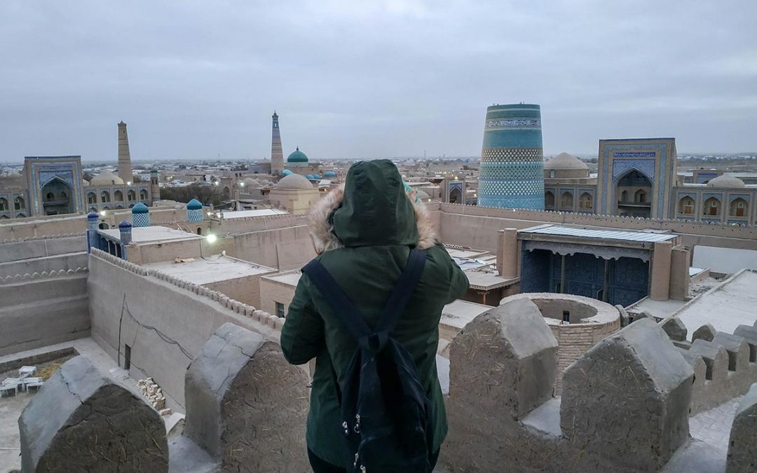 El mejor atardecer de las ciudades de Uzbekistán