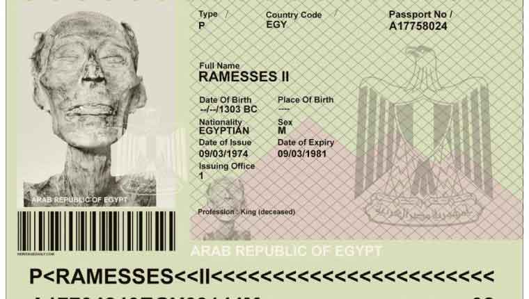 Pasaporte de Ramsés II