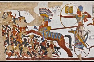Batalla de los egipcios contra los nubios