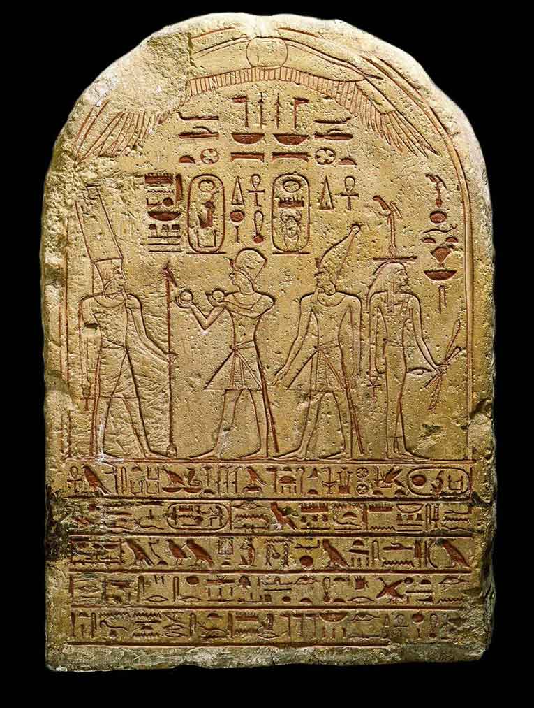 Hatshepsut junto a Tutmosis III
