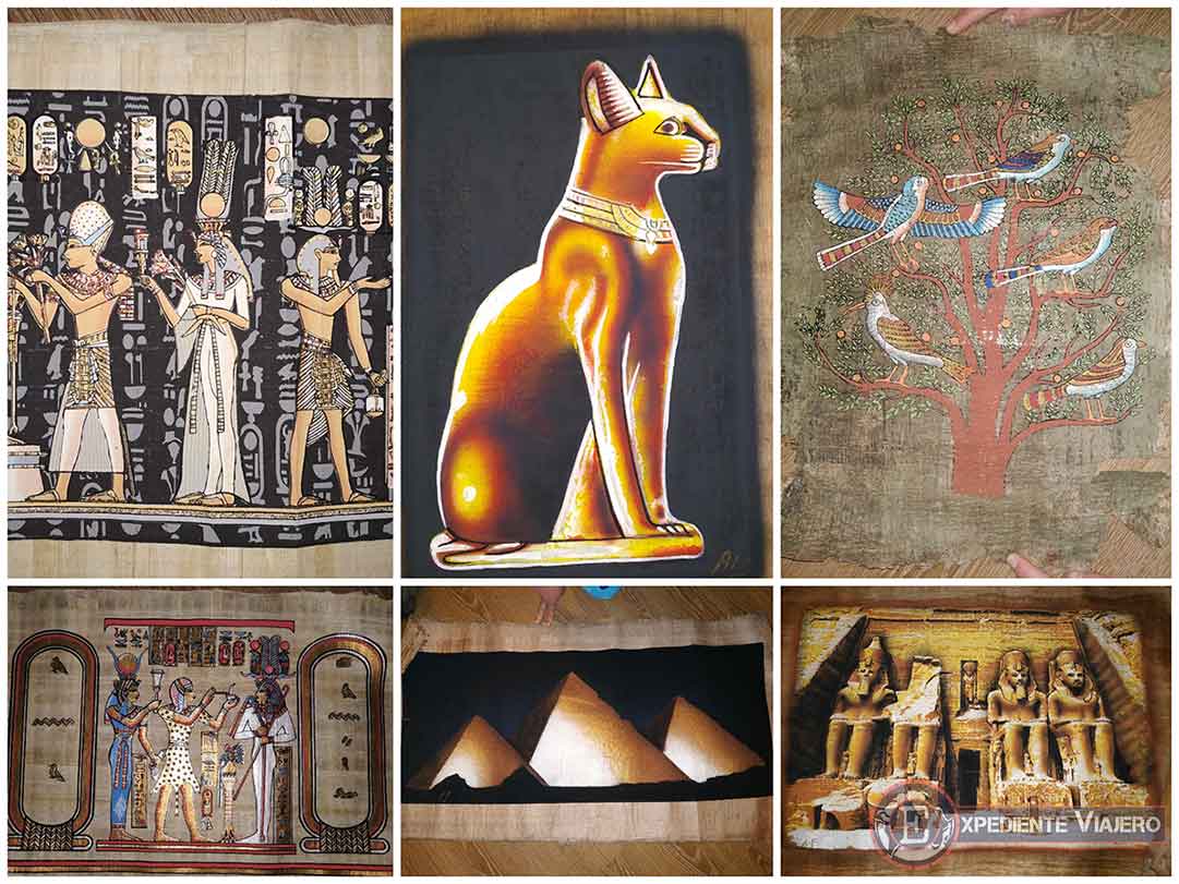 Comprar papiros en Egipto