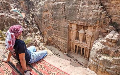 El mejor mirador del Tesoro de Petra