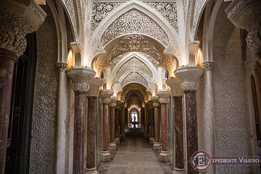 Galería Central del Palacio de Monserrate en Sintra (Portugal)