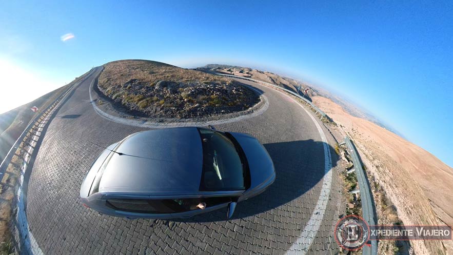 Curvas en la carretera para visitar el Monte Nemrut