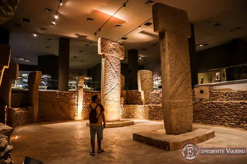 Recreación del Templo de Göbekli Tepe en el Museo Arqueológico de Sanliurfa