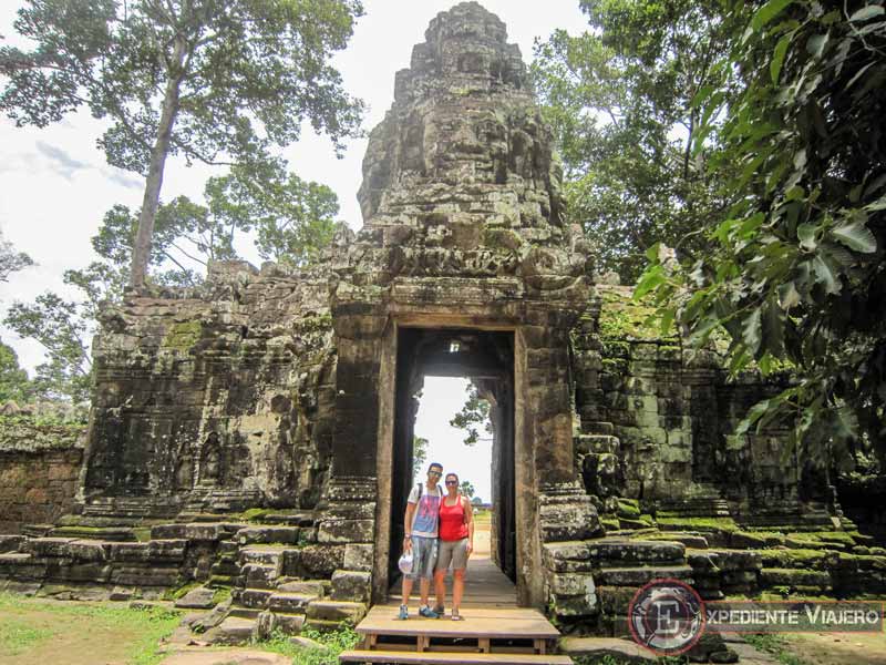 Templos de Angkor: puerta de Banteay Kdei