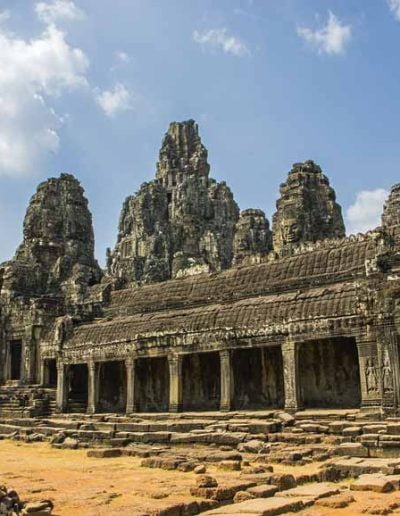 Templos de Angkor: imagen del templo de Bayon
