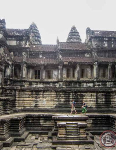 Salón interior del templo de Angkor Wat