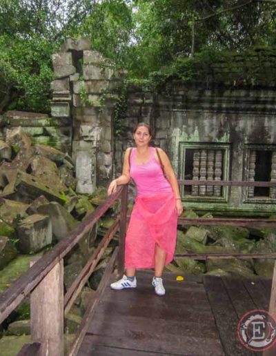 Templos de Angkor: pasarela para visitar Beng Mealea