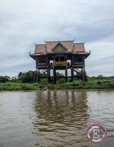 Qué ver en Siem Reap: "casa comunal" en el poblado flotante