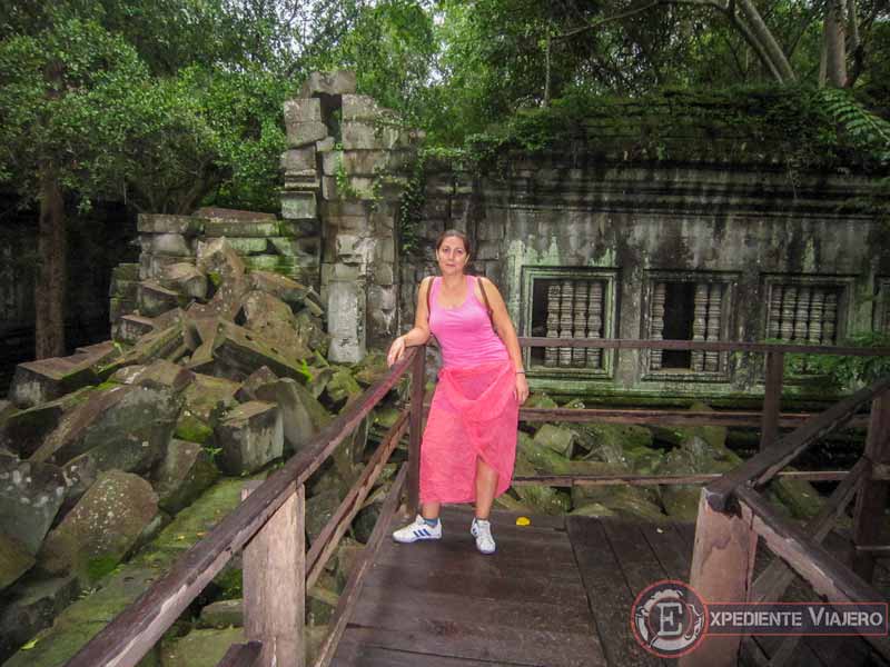 ¿Cómo hay que vestirse para visitar los templos de Angkor?