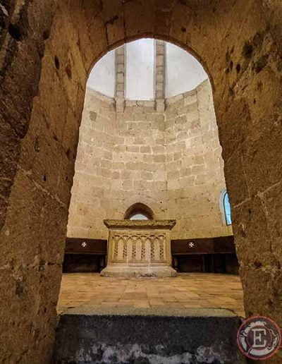 Qué ver en Segovia en dos días: interior del edículo de la Iglesia de la Vera Cruz