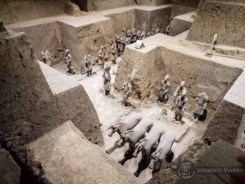 Visitar los Guerreros de Terracota: Fosa 3 (Fosa de los Generales)