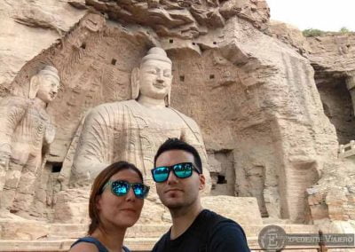 Buda de la Cueva 20 de las Grutas de Yungang en Datong