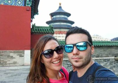 Foto del Templo del Cielo desde fuera, una de las cosas que ver y hacer en Pekin en 3 días