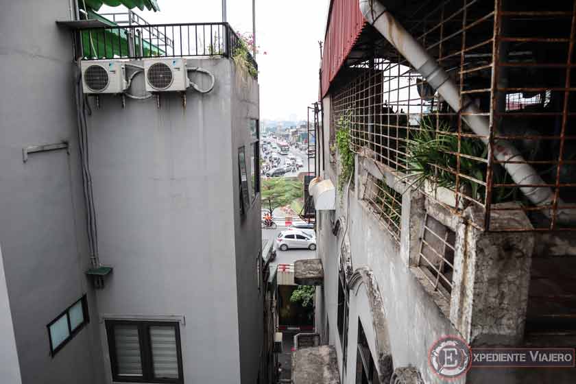 Dónde alojarse en Hanoi: vistas desde la habitación de nuestro primer hotel