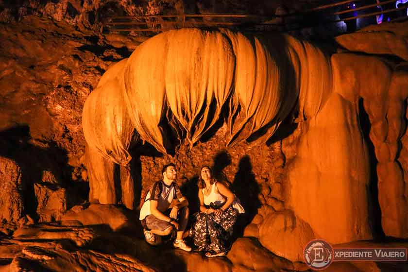 Formaciones en la cueva Nguom Ngao de Ban Gioc