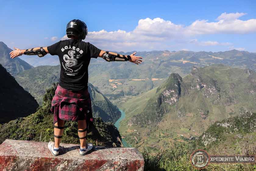 Cañón y río Nho Que en el Ha Giang Loop