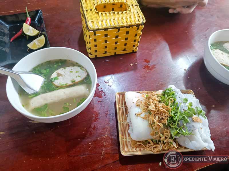Desayuno en el Ha Giang Loop