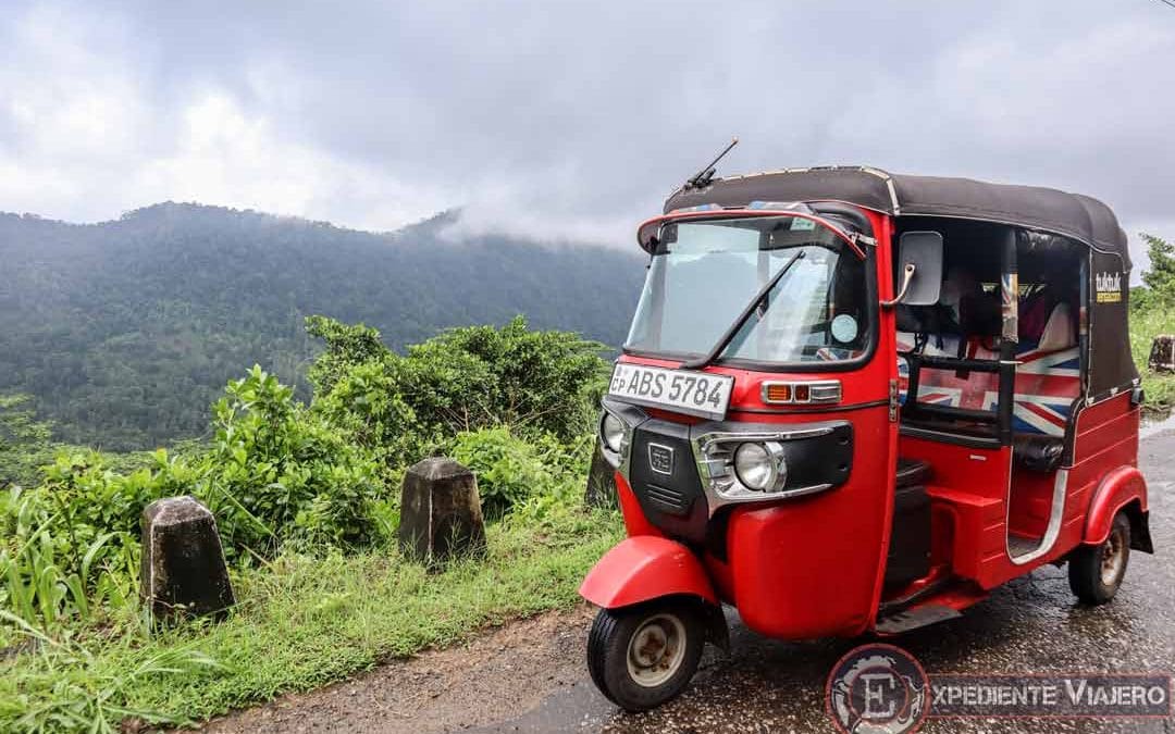 Sri Lanka en tuk tuk, ¡como mola!