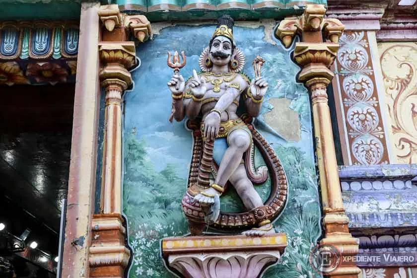 Figura del Templo Koneswaram de Trincomalee en Sri Lanka