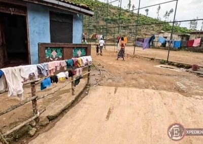 Aldea junto a Gartmore Falls en Maskeliya