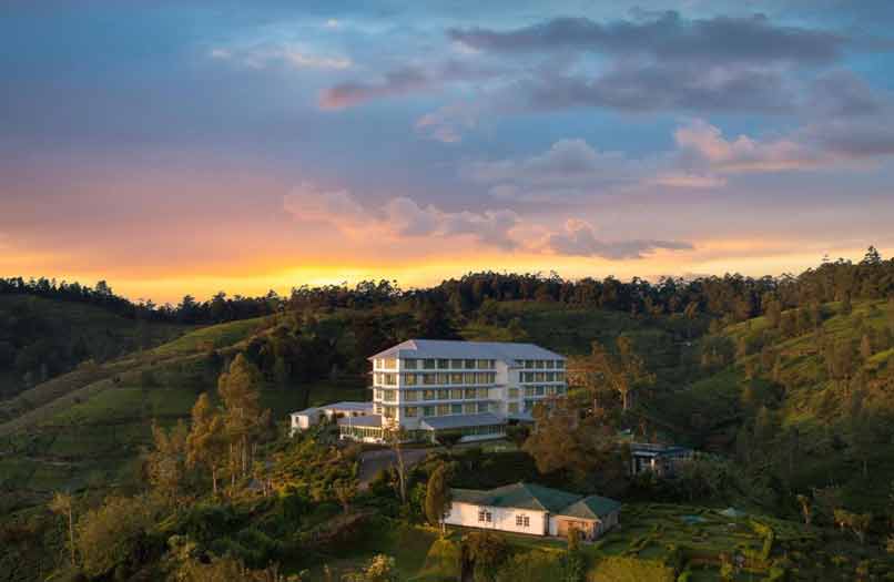 Hotel Heritance Tea Factory entre las montañas de Nuwara Eliya en Sri Lanka