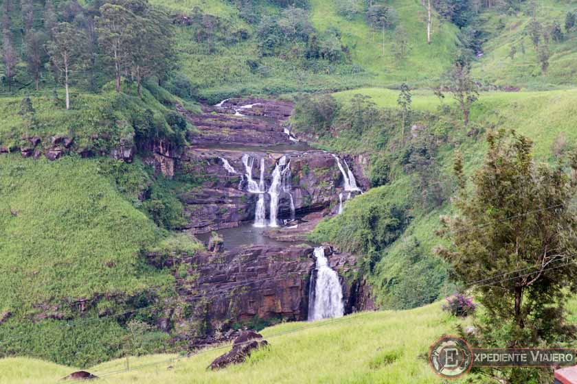 St. Clair Falls en Nuwara Eliya (Sri Lanka)
