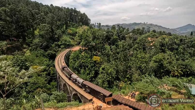 Nine Arch Bridge desde el mirador, algo que ver en Ella (Sri Lanka)
